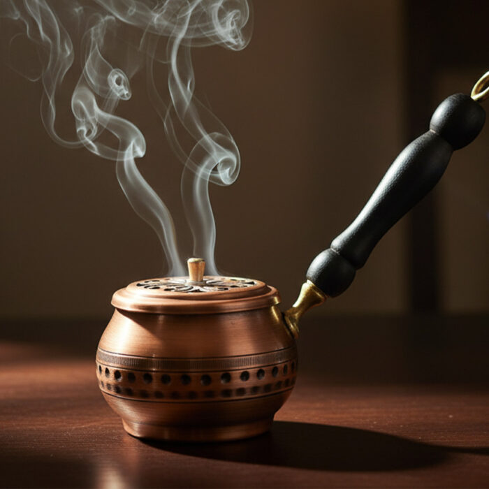 %100 Bakır Buhurdanlık &amp; Tütsülük